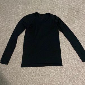 Black Swiftly tech long sleeve lululemon